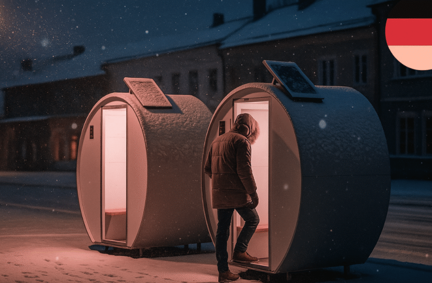 Solar-Powered Sleeping Capsules: A Humane, Tech-Forward Shelter for Germany’s Cold Nights